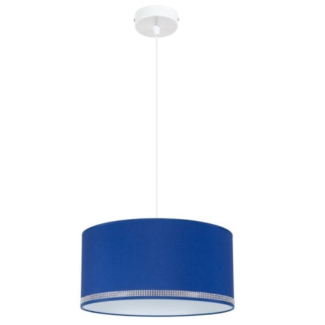 Hanglamp aan een koord FIELD 1xE27/60W/230V d. 40 cm blauw