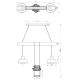 Hanglamp aan een koord FLORA 2xE27/60W/230V