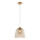 Hanglamp aan een koord FLUID 1xE27/11W/230V beige/gouden