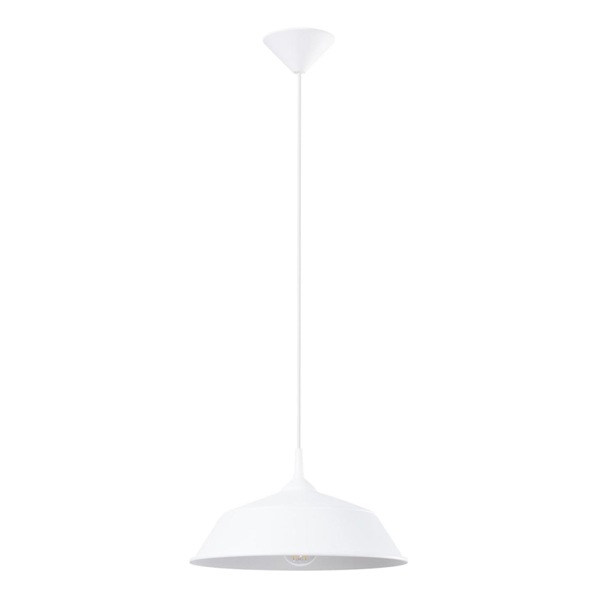 Hanglamp aan een koord FRIKA 1xE27/15W/230V diameter 34 cm wit