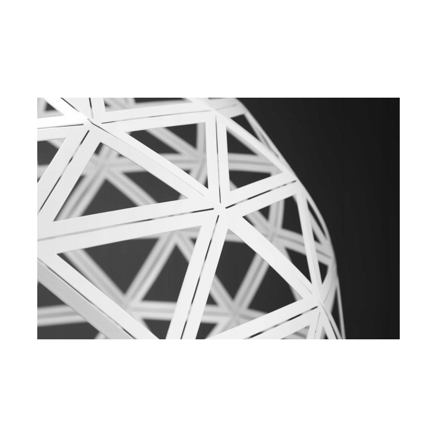Hanglamp aan een koord FROZEN 1xE27/60W/230V diameter 50 cm wit