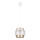 Hanglamp aan een koord GABI 1xE27/60W/230V gouden/wit diameter 20 cm