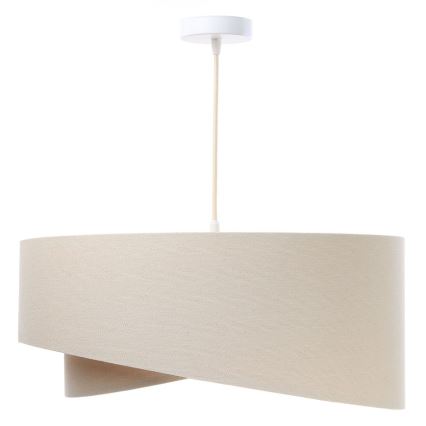 Hanglamp aan een koord GALAXY 1xE27/60W/230V beige