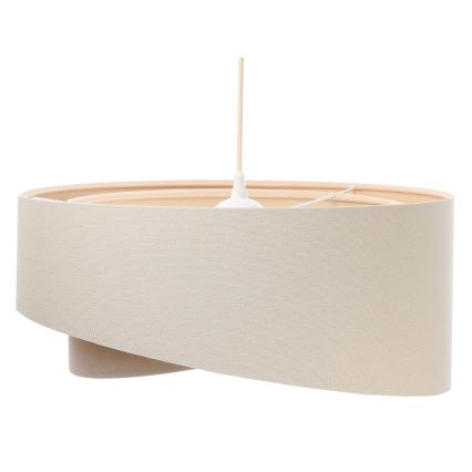 Hanglamp aan een koord GALAXY 1xE27/60W/230V beige