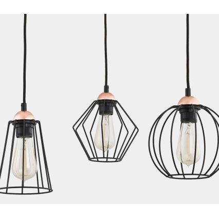 Hanglamp aan een koord GALAXY 4xE27/60W/230V spin