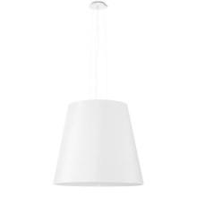 Hanglamp aan een koord GENEVE 3x E27 / 60W / 230V d. 50 cm wit