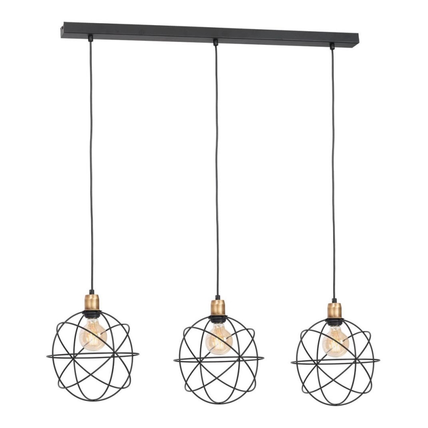 Hanglamp aan een koord GERID 3xE27/60W/230V