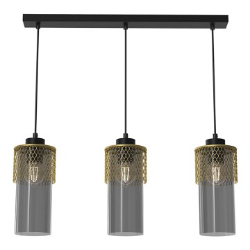 Hanglamp aan een koord GLAM 3xE27/60W/230V