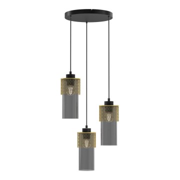 Hanglamp aan een koord GLAM 3xE27/60W/230V