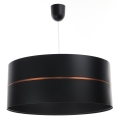 Hanglamp aan een koord GLAM HOME 1xE27/60W/230V d. 40 cm zwart