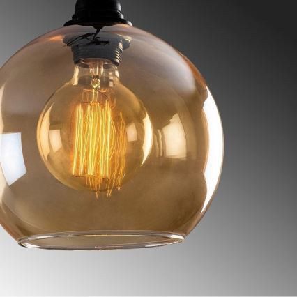 Hanglamp aan een koord GOLD 3xE27/40W/230V