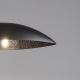 Hanglamp aan een koord GONDOLA 2xE27/60W/230V zilver/zwart