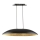 Hanglamp aan een koord GONDOLA 2xE27/60W/230V zwart/goud