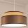 Hanglamp aan een koord GRACE 1xE27/60W/230V beige/bruin