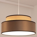 Hanglamp aan een koord GRACE 1xE27/60W/230V diameter 40 cm beige/bruin