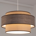 Hanglamp aan een koord GRACE 1xE27/60W/230V diameter 40 cm beige/bruin