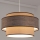 Hanglamp aan een koord GRACE 1xE27/60W/230V diameter 40 cm beige/bruin