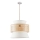 Hanglamp aan een koord GRENADA 1xE27/20W/230V diameter 40 cm beige