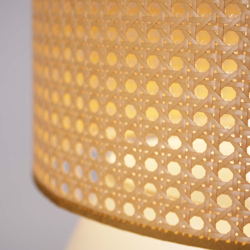 Hanglamp aan een koord GRENADA 1xE27/20W/230V diameter 40 cm beige