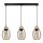 Hanglamp aan een koord GUNNAR 3xE27/60W/230V eiken