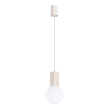 Hanglamp aan een koord HALO 1xG9/8W/230V diameter 12 cm crème