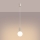 Hanglamp aan een koord HALO 1xG9/8W/230V diameter 12 cm crème