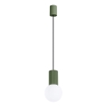 Hanglamp aan een koord HALO 1xG9/8W/230V diameter 12 cm groen