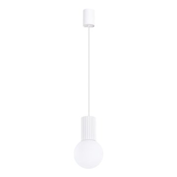 Hanglamp aan een koord HALO 1xG9/8W/230V diameter 12 cm wit