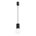 Hanglamp aan een koord HALO 1xG9/8W/230V diameter 12 cm zwart