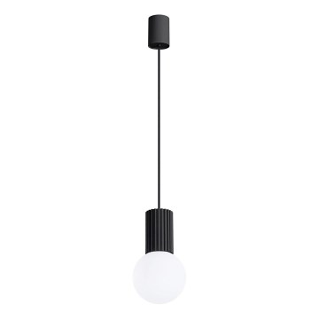 Hanglamp aan een koord HALO 1xG9/8W/230V diameter 12 cm zwart