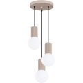 Hanglamp aan een koord HALO 3xG9/8W/230V diameter 25 cm beige