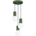 Hanglamp aan een koord HALO 3xG9/8W/230V diameter 25 cm groen