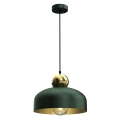 Hanglamp aan een koord HARALD 1xE27/60W/230V groen