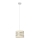 Hanglamp aan een koord HELEN 1xE27/15W/230V diameter 20 cm crème/gouden