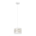 Hanglamp aan een koord HELEN 1xE27/15W/230V diameter 20 cm wit/gouden