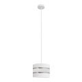 Hanglamp aan een koord HELEN 1xE27/15W/230V diameter 20 cm wit