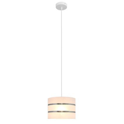 Hanglamp aan een koord HELEN 1xE27/15W/230V diameter 20 cm wit