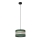 Hanglamp aan een koord HELEN 1xE27/15W/230V diameter 25 cm groen/goud