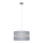 Hanglamp aan een koord HELEN 1xE27/15W/230V diameter 40 cm grijs/zilver