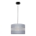Hanglamp aan een koord HELEN 1xE27/15W/230V grijs/zwart
