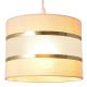 Hanglamp aan een koord HELEN 1xE27/60W/230V diameter 20 cm crème/gouden