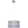 Hanglamp aan een koord HELEN 1xE27/60W/230V diameter 35 cm grijs/zilver