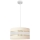 Hanglamp aan een koord HELEN 1xE27/60W/230V diameter 40 cm crème/gouden