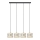Hanglamp aan een koord HELEN 4xE27/15W/230V crème/zwart/gouden