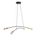 Hanglamp aan een koord HELIX 4xE27/15W/230V