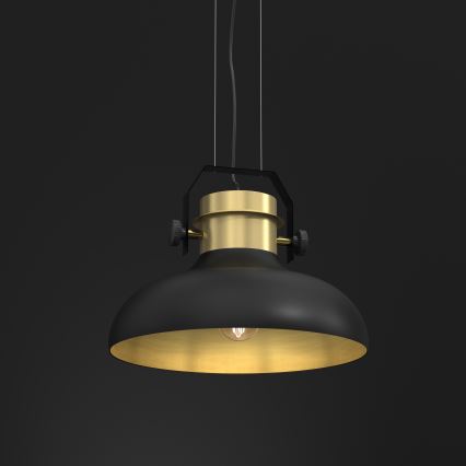 Hanglamp aan een koord HELSING 1xE27/60W/230V gouden