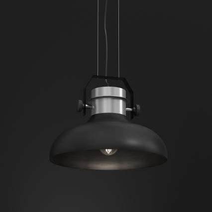 Hanglamp aan een koord HELSING 1xE27/60W/230V mat chroom