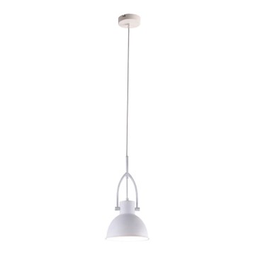 Hanglamp aan een koord HESTIA 1xE27/40W/230V wit