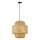 Hanglamp aan een koord HILO 1xE27/40W/230V diameter 38 cm bamboe