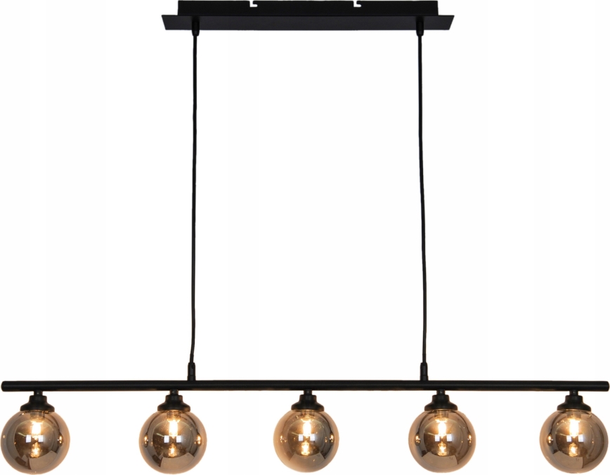 Hanglamp aan een koord IMAGINE 5xG9/40W/230V zwart/gerookt